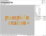 Pumpkin Season Embroidery