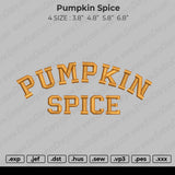 Pumpkin Embroidery