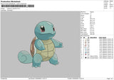 Squirtle03 Embroidery File 6 sizes
