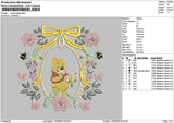 Poohflowers Embroidery File 6 sizes