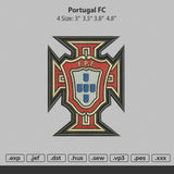Portugal Logo FC Embroidery