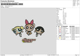 Power Pg Embroidery File 6 sizes