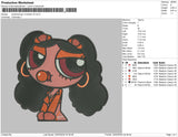 Powerpuf Girl w Bubles v2 Embroidery