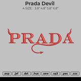 Prada Devil Embroidery