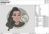 Prestigetext Embroidery File 6 sizes