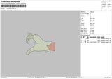 Princess Hand 02 Embroidery File 6 sizes