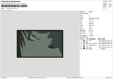 Psycho Rectangle Embroidery File 6 sizes