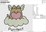 Purrfect Embroidery File 6 size