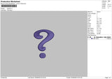 Question Emroidery File 6 sizes