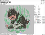 Rock Lee Mode Embroidery