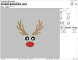 Reindeer Christmas Embroidery