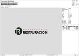 Restoration Embroidery 2 Files