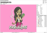 Richtext V2 Embroidery File 6 sizes