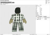 roblox character Embroidery File 6 size