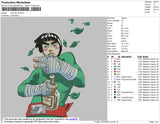 Rock Lee v5 Embroidery