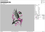 Sakura Fairy Embroidery File 6 size