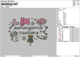 Icons 2403 Embroidery File 6 sizes