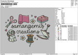 Icons 2403 Embroidery File 6 sizes