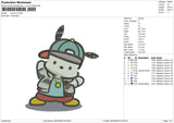 Sanrio v3 Embroidery File 6 size