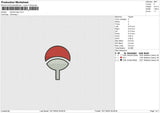 Sasuke Logo Embroidery File 6 size