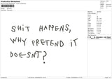 Shit Embroidery File 6 sizes