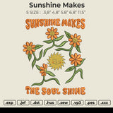 Sunshine Makes Embroidery