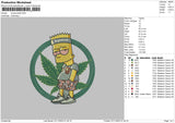 Simpsonleaf Embroidery File 6 sizes