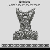 Sketch V1 Embroidery File