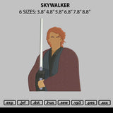 Skywalker Embroidery File 6 size