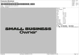 Ownertext V2 Embroidery File 6 sizes