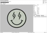 Smile Bolt Embroidery