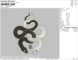 Snakes Embroidery