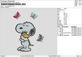 Snoopy2602 Embroidery File 6 sizes