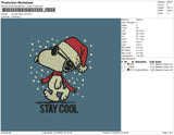 Snoopy Stay Cool Embroidery