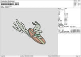 Snoopy2603b Embroidery File 6 sizes