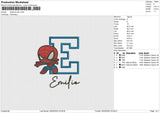 Spider Emilio Embroidery File 6 size