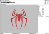 Spider Bigger 01 Embroidery File 6 sizes