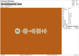 Spotify2503 Embroidery File 6 sizes