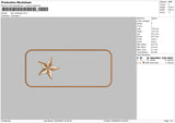 Star Rectangle Embroidery File 6 sizes