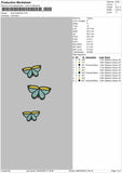Stold Butterflies Embroidery File