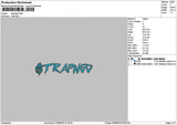 Straptext Embroidery File 6 sizes