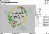 Sumstext Embroidery 2 File 6 sizes