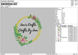 Sumstext Embroidery 2 File 6 sizes