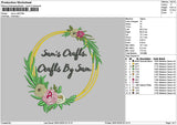 Sumstext Embroidery 2 File 6 sizes