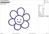 sun flower Embroidery File 6 sizes