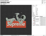 Supreme astronaut Embroidery