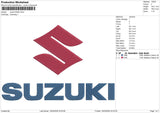 Suzuki18326 Embroidery File 6 sizes