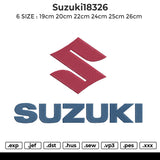 Suzuki18326 Embroidery File 6 sizes
