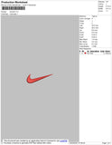 Small Swoosh Embroidery