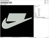 Swoosh Box Embroidery